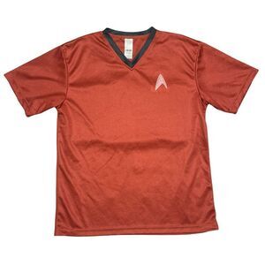 Kellogg's Promo Star Trek Trekkie Costume Uniform Crew Shirt Adult L Red V-Neck